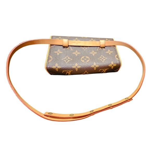 Louis Vuitton Pochette Florentine Monogram (With Snap Leather Belt) Brown XS - Picture 12 of 16
